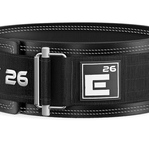 Element 26 Weightlifting Belt Black Leather XS - Picture 1 of 7